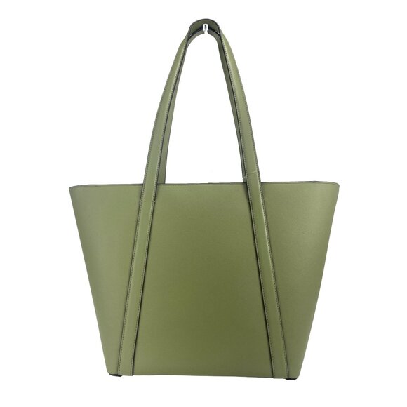 NEW Michael Kors Pratt Bag Large Light Sage Shoulder Zip Tote Handbag Purse NWT - Picture 3 of 6